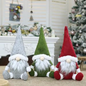 Gnome peluche décoratif pour jardin