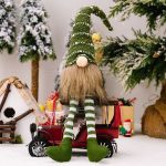 Gnome de jardin avec design scandinave charmant