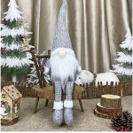 Décoration extérieure lutin de Noël coloré et joyeux
