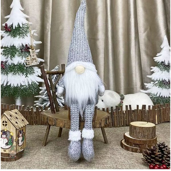 Décoration extérieure lutin de Noël coloré et joyeux