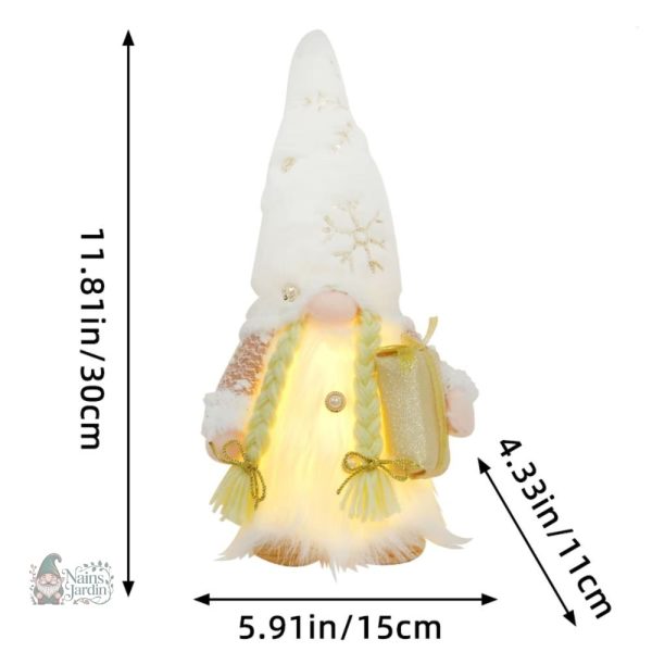 Petit lutin de Noël coloré pour embellir votre extérieur
