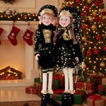 Lutin farceur noir pour décoration de jardin