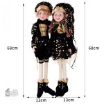 Lutin de jardin noir au style farceur et amusant