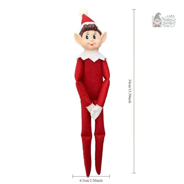 Peluche nain de jardin amusant, idéal pour les petits budgets