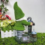 Figurine de jardin 30 cm, style moderne et attrayant