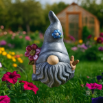 Nain de jardin en acier décoratif