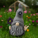 Figurine de jardin en acier contemporain