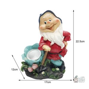 Nain de jardin lumineux pour extérieur