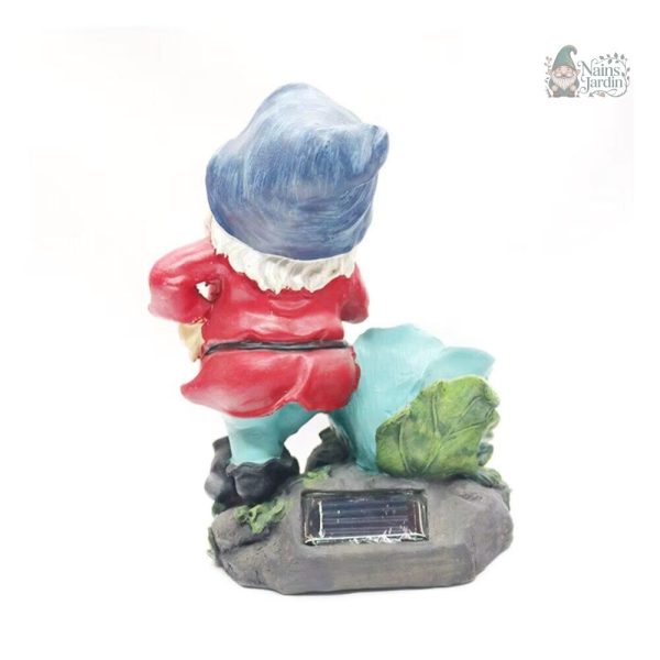 Figurine de jardin avec éclairage intégré