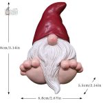 Figurine de nain enfantin pour embellir le jardin