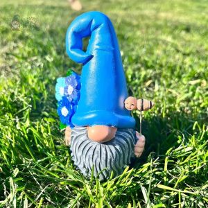 Nain de jardin bleu moderne au design contemporain