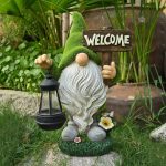 Nain de jardin en bois moderne décoratif