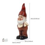 Accessoire de jardin gnome au charme rétro