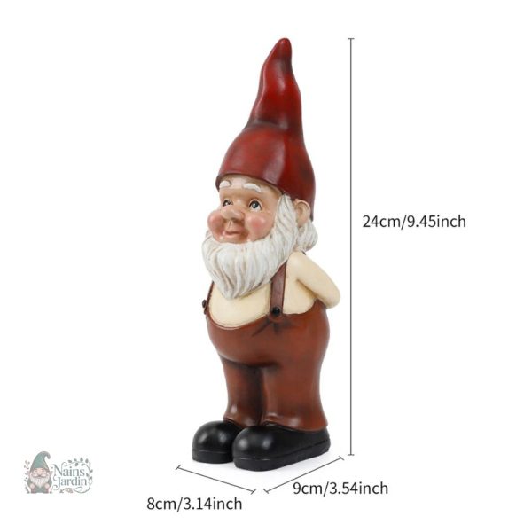 Accessoire de jardin gnome au charme rétro