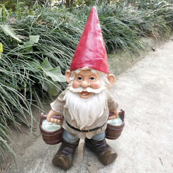Nain de jardin moderne, figurine amusante pour le jardin