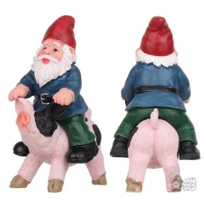 Figurine de jardin cochon au design contemporain