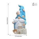 Nain de jardin en coquillage, accessoire pour aménagement paysager