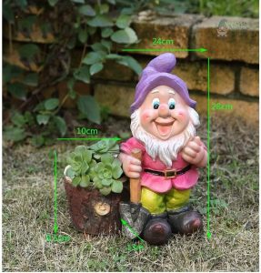 Nain de jardin unique, style moderne et amusant pour le jardin