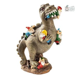 Figurine de jardin dinosaure, ajout amusant au paysage extérieur