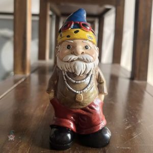 Nain de jardin décoratif en résine, style contemporain