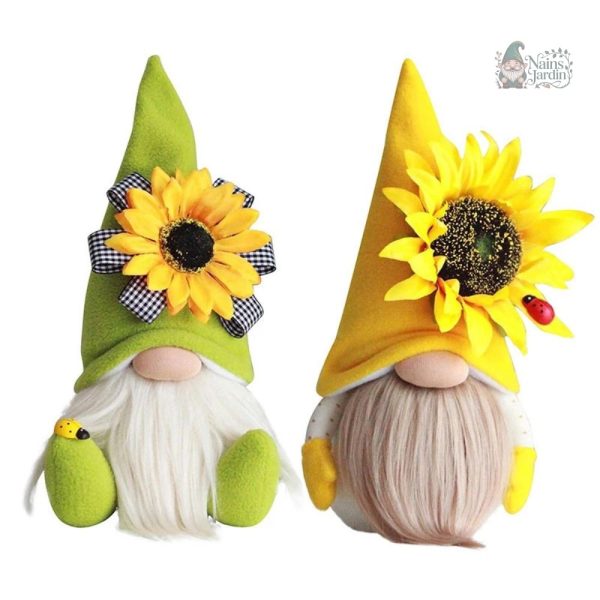 Nain de jardin en tissu, accessoire pour le jardin