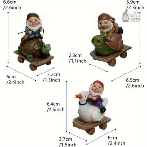 Nain de jardin décoratif dans une pose amusante et charmante