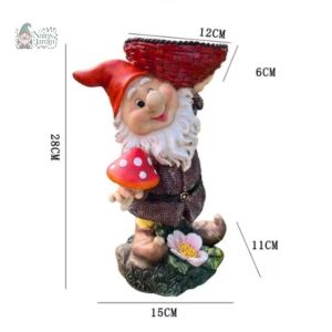 Statue de nain de jardin géant, élément tendance pour le jardin