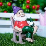 Nain de jardin ivre en réduction, décor original pour le jardin