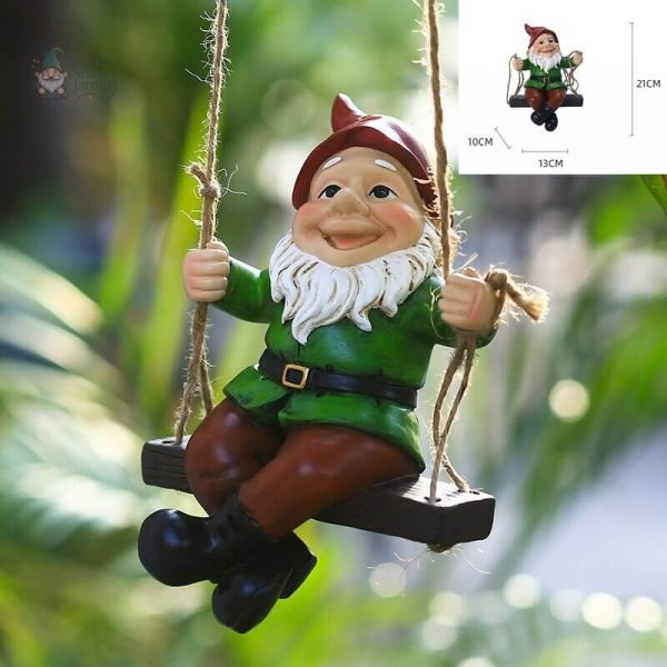 Gnome de jardin amusant apportant une touche de gaieté extérieure