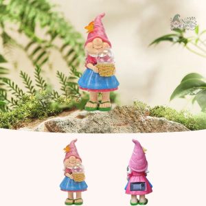 Figurine de jardin lumineuse contemporaine