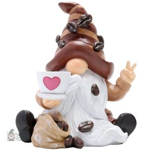 Figurine de jardin marron au design contemporain