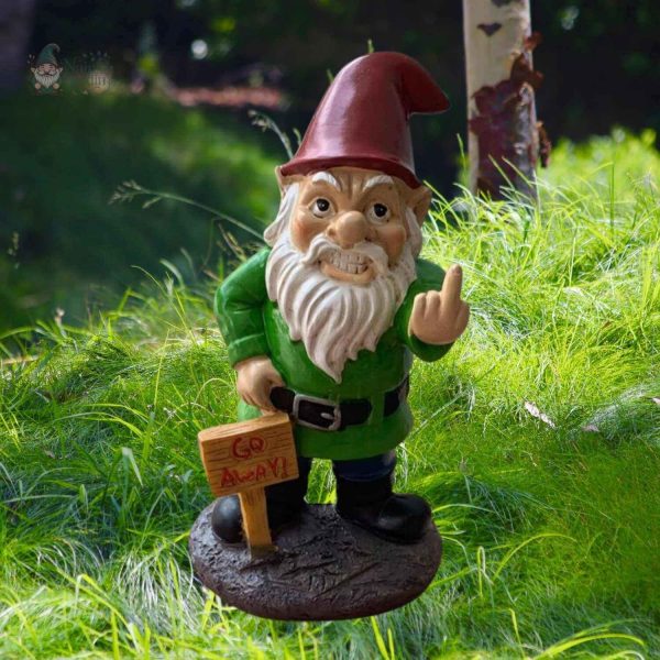 Nain de jardin méchant en réduction