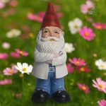 Nain de jardin médecin moderne décoratif