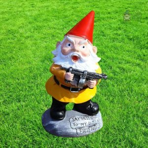 Nain de jardin militaire en réduction décoratif