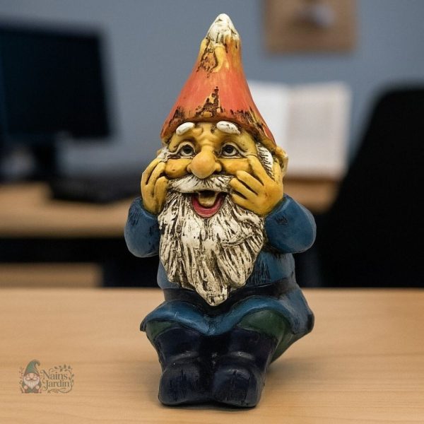 Gnome de jardin vintage, style classique