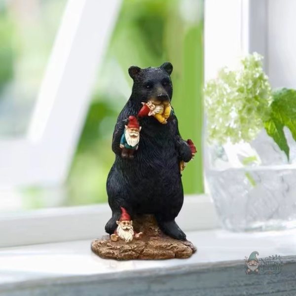 nain-de-jardin-ours-1 Nain de jardin moderne en forme d'ours