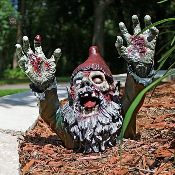 Nain de jardin terrifiant pour un jardin original et audacieux