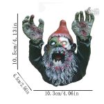 Figurine de jardin inquiétante pour une touche d'humour noir
