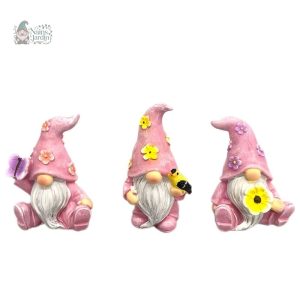 Nain de jardin rose design contemporain