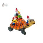 Statue tortue colorée pour embellir votre espace extérieur