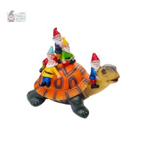 Statue tortue colorée pour embellir votre espace extérieur