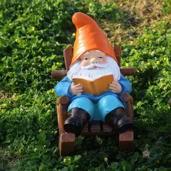 Nain de jardin vintage, décor extérieur charmant