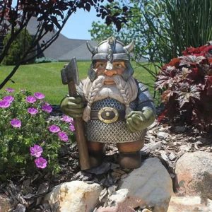 Nain de jardin viking moderne décoratif