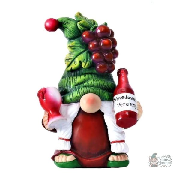 Figurine de jardin moderne inspirée du vin