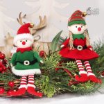 Petits lutins de jardin décoratifs en résine colorée