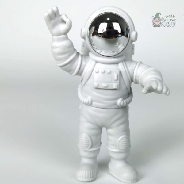 Statuette astronaute moderne pour décoration de jardin