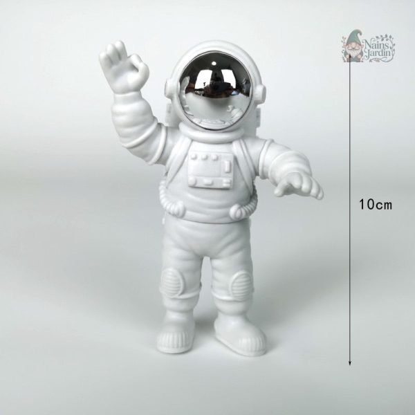 Nain de jardin en forme d'astronaute pour extérieur
