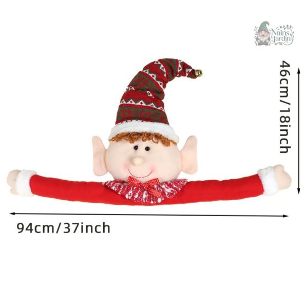 Accessoire de jardin ludique, tête de lutin